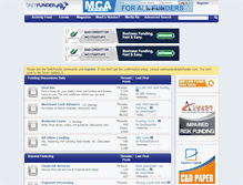 Tablet Screenshot of dailyfunder.com
